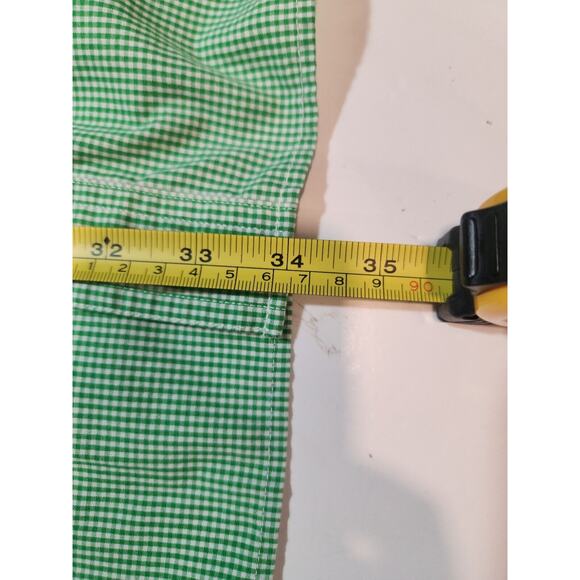 Chaps Shirt Mens 3XB Green Check Long Sleeve Big & Tall Preppy Academia Dadcore - Picture 9 of 9
